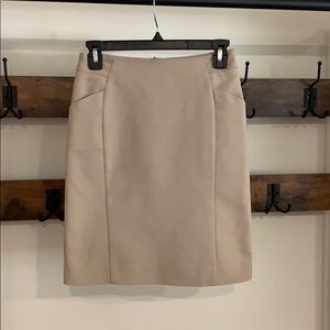 H&M tan comfy skirt